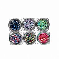 Дизайн для ногтей "Жемчуг" цветной упаковка 6 цветов 11459 оптом в Краснодар 
